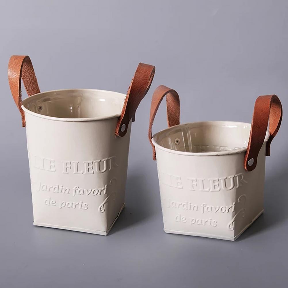 Aloe Vera Pot - Barrels Garden Decoration Tin Flower Pots