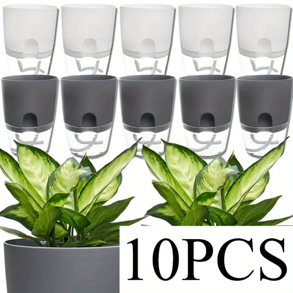 10/5Pcs Self Watering Plastic  - Aloe Vera Pot ulasan dan harga